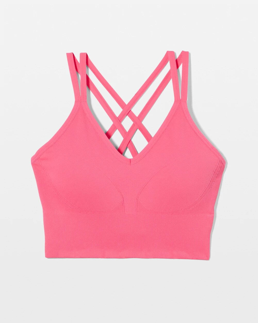 CAMELLIA ROSE Longline Bra with Strappy Back
