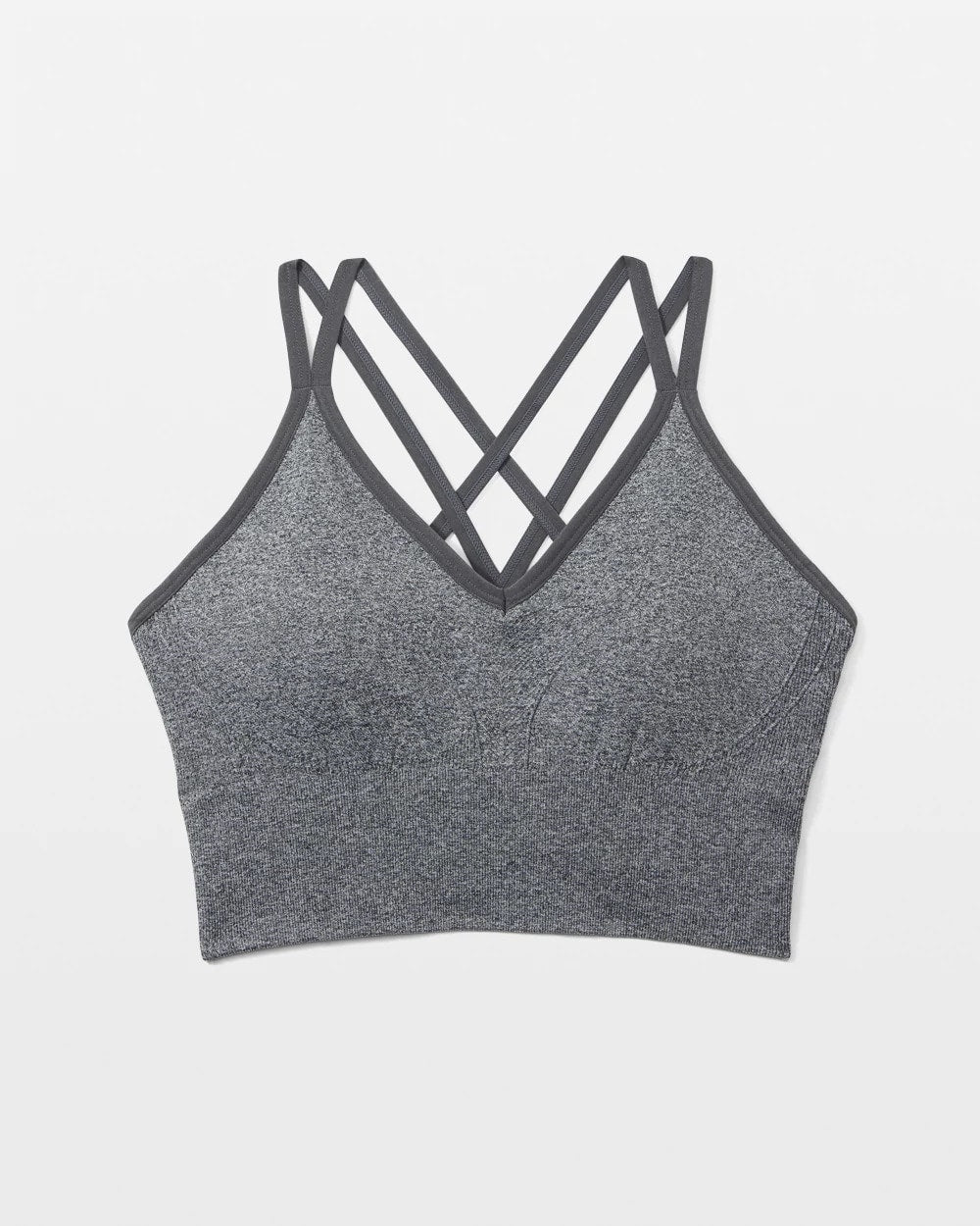HEATHER OBSIDIAN Soma Sport Longline Bra with Strappy Back