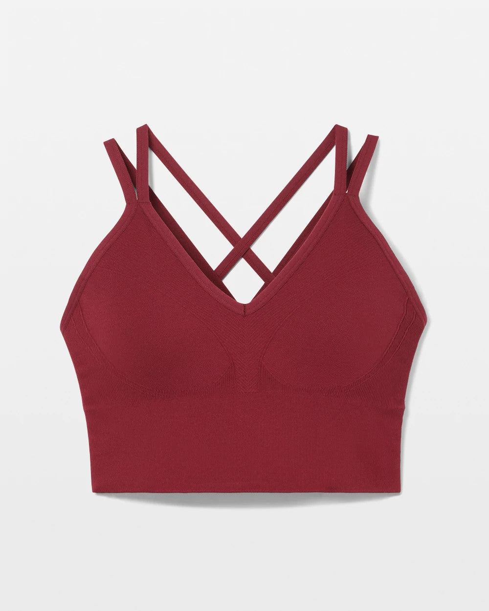 VERMILLION Longline Bra with Strappy Back