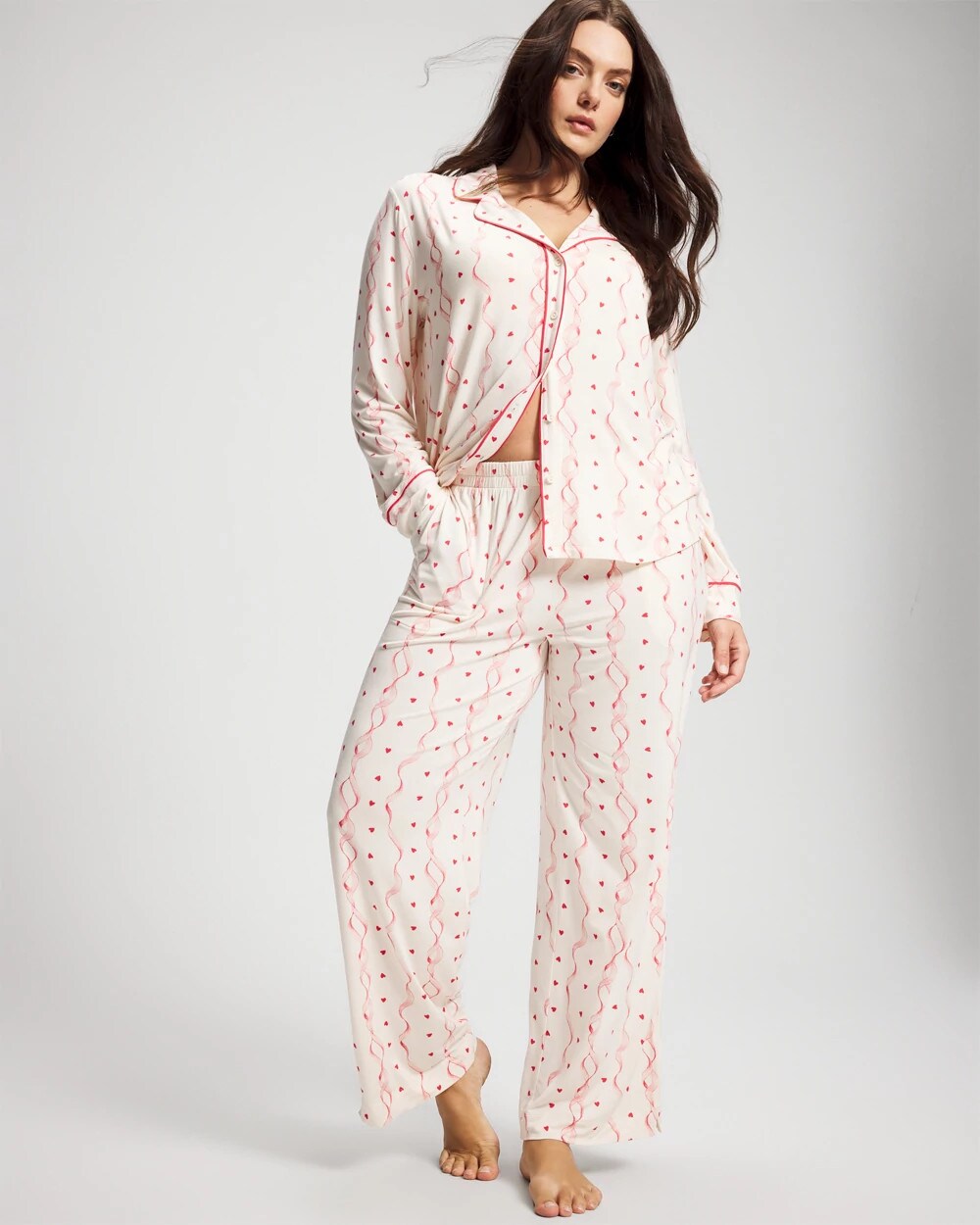 COQUETTE VALENTINE CHAMP Printed Pajama Pants