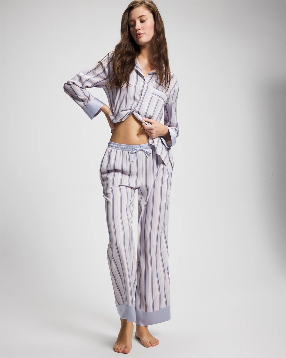 RELAX STRIPE BLUE OPAL Pajama Pants