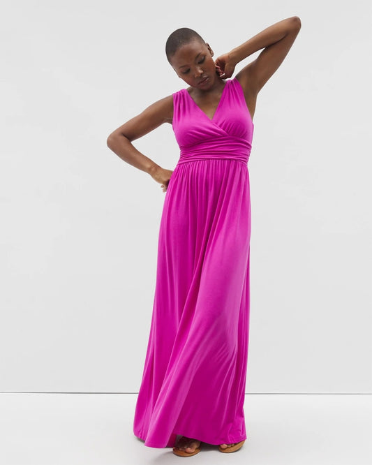 WILD BERRY Goddess Maxi Bra Dress