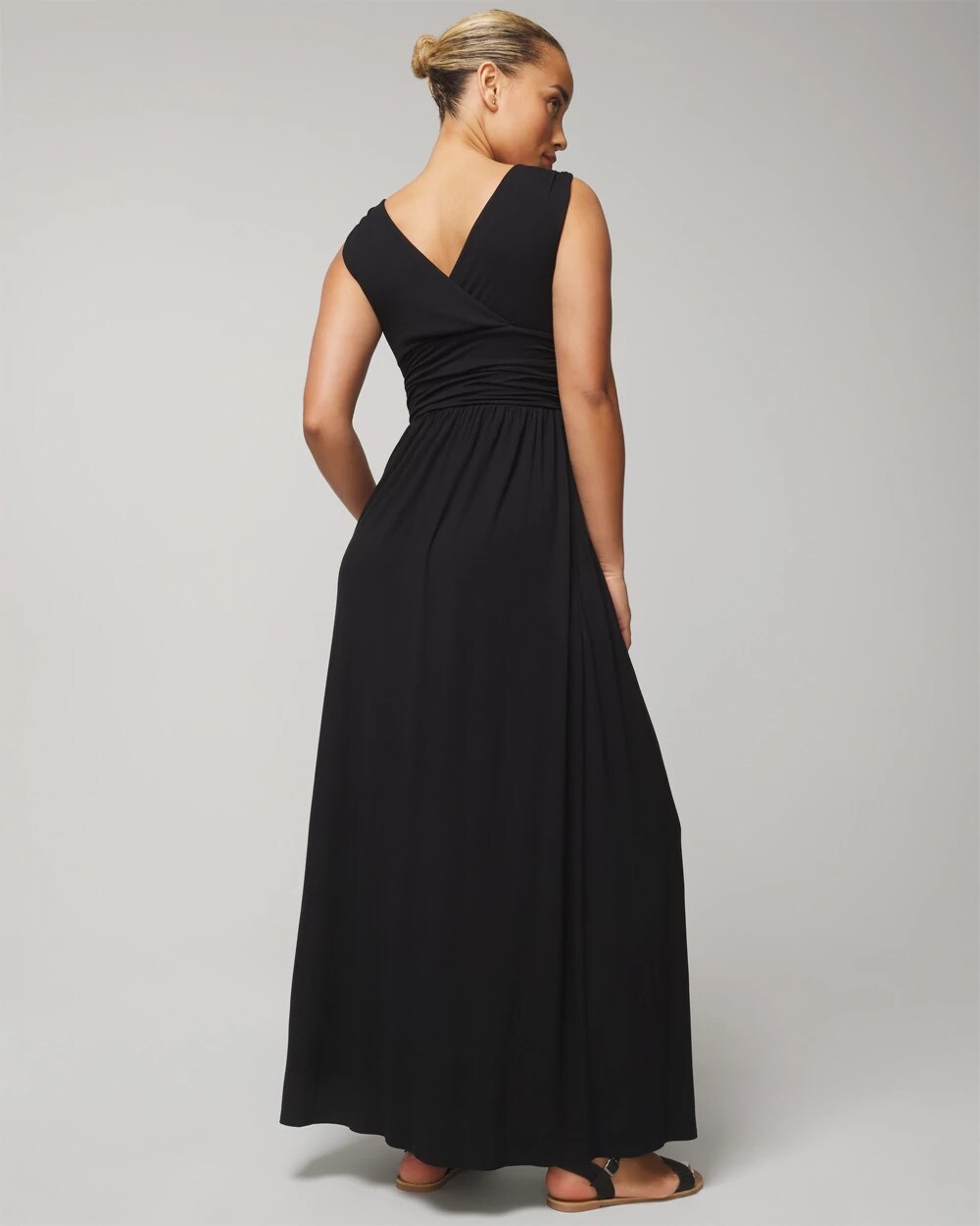 BLACK Goddess Maxi Bra Dress
