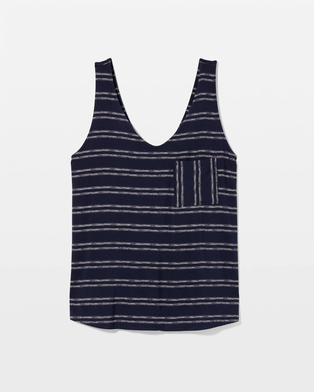 BOHO STRIPE NAVY V-Neck Pajama Tank