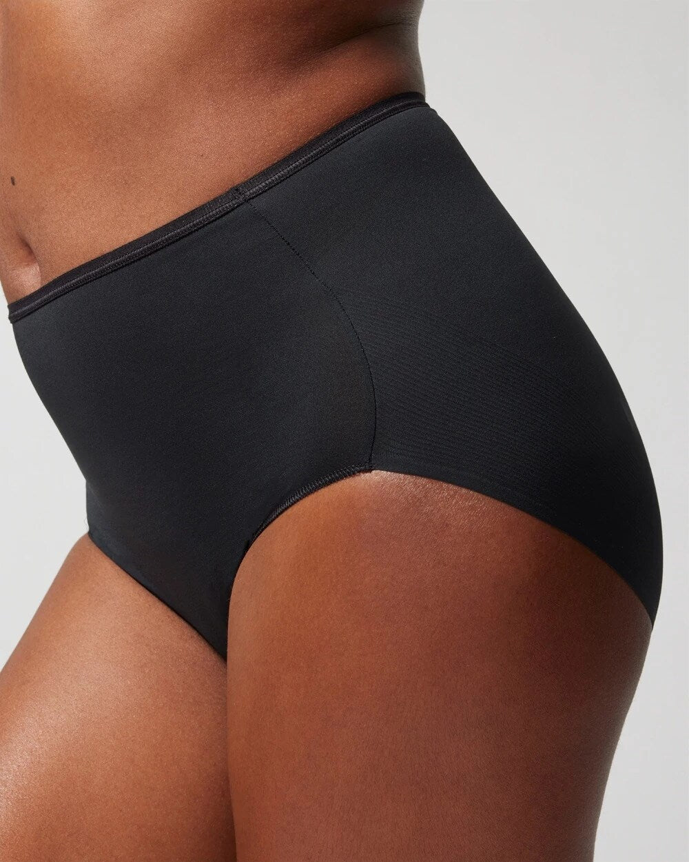 BLACK High-Waist Brief Panty
