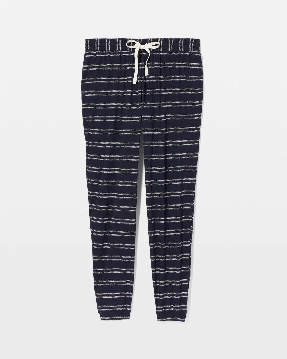 BOHO STRIPE NAVY Banded Ankle Pajama Pant