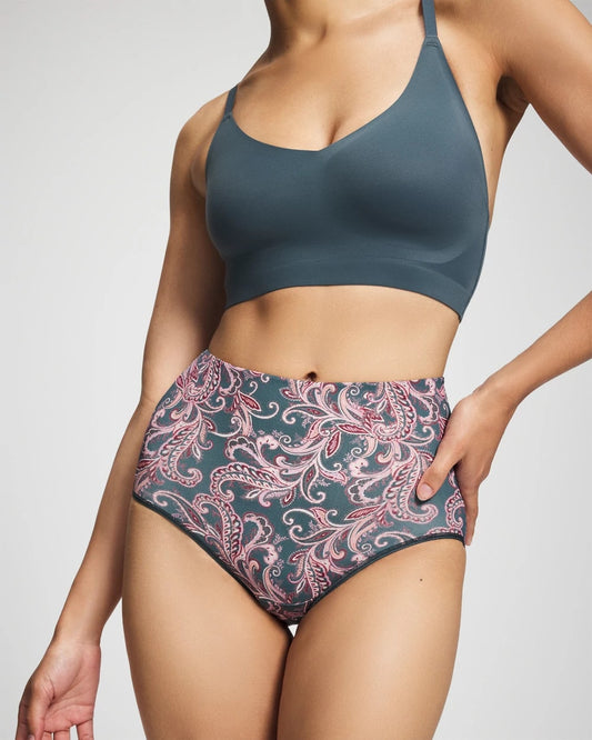 IMPERIAL PAISLEY M PET High-Waist Brief Panty