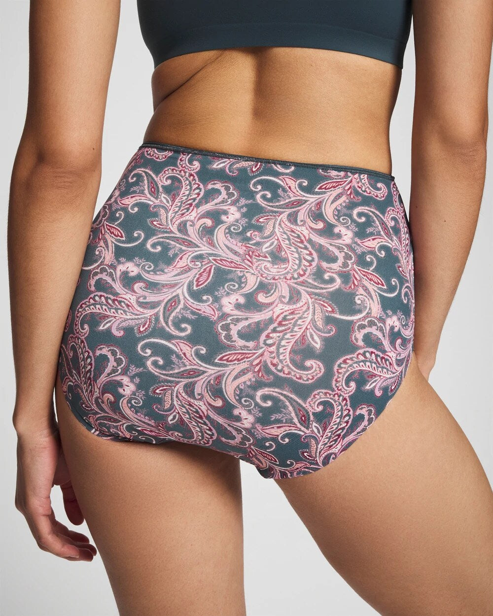 IMPERIAL PAISLEY M PET High-Waist Brief Panty