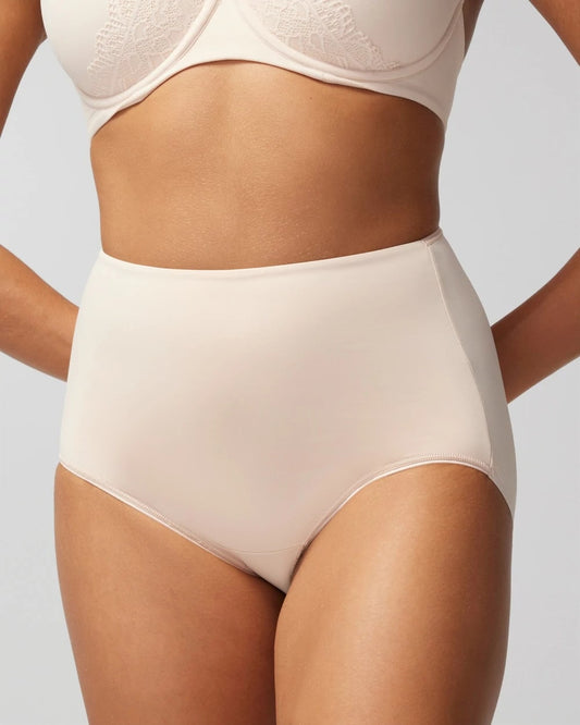PALE SAND High-Waist Brief Panty