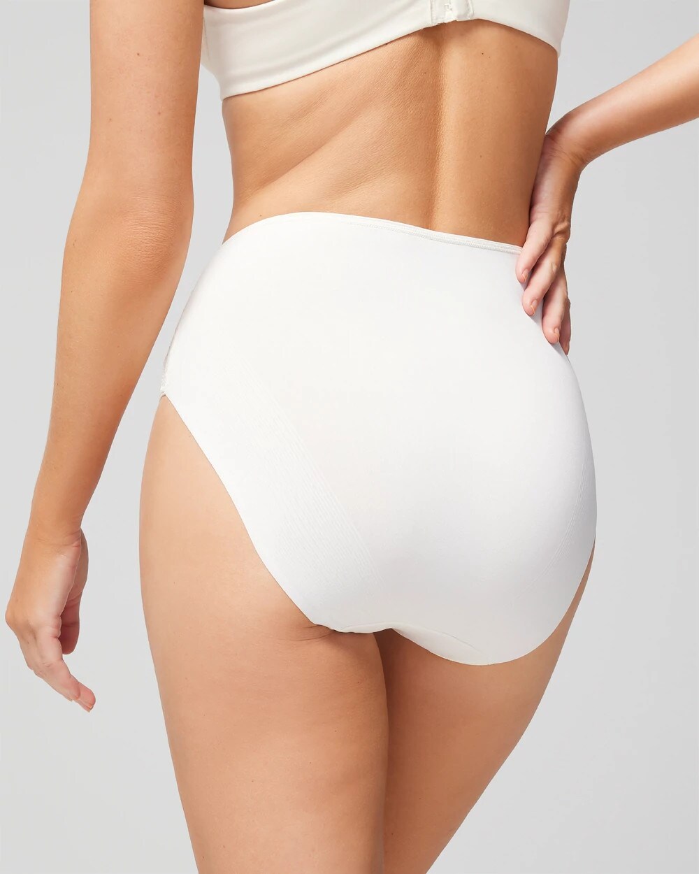 IVORY Modern Brief Panty with Lace