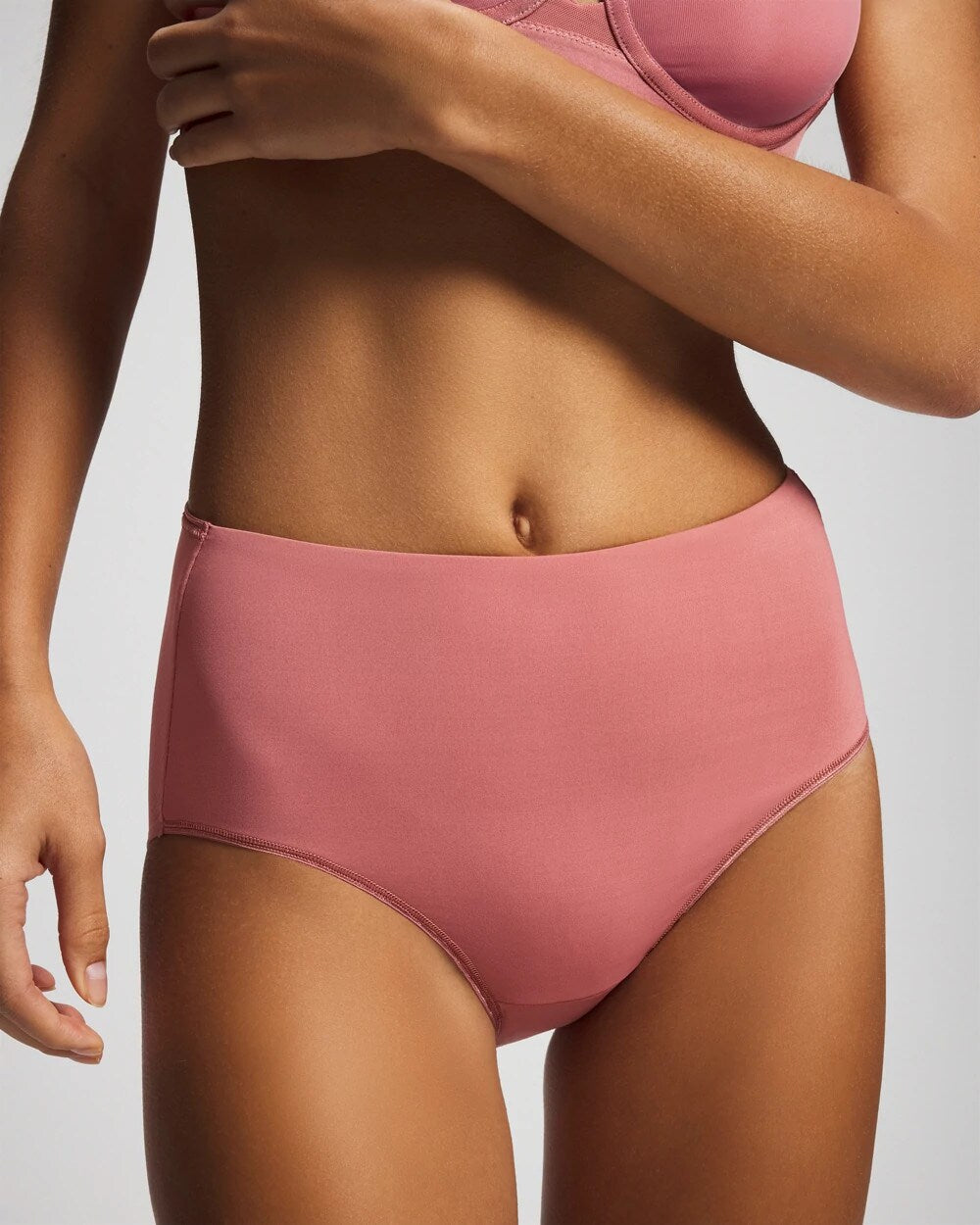 ANTIQUE PINK Tummy Modern Brief Panty