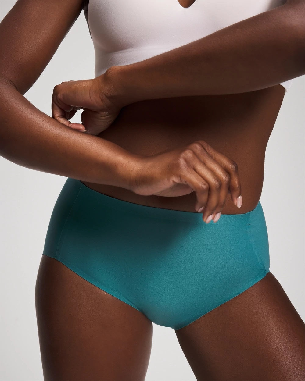 CERULEAN TEAL Soft Stretch Modern Brief Panty