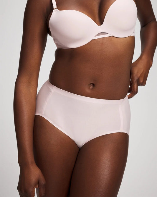 PRETTY PINK Soft Stretch Modern Brief Panty