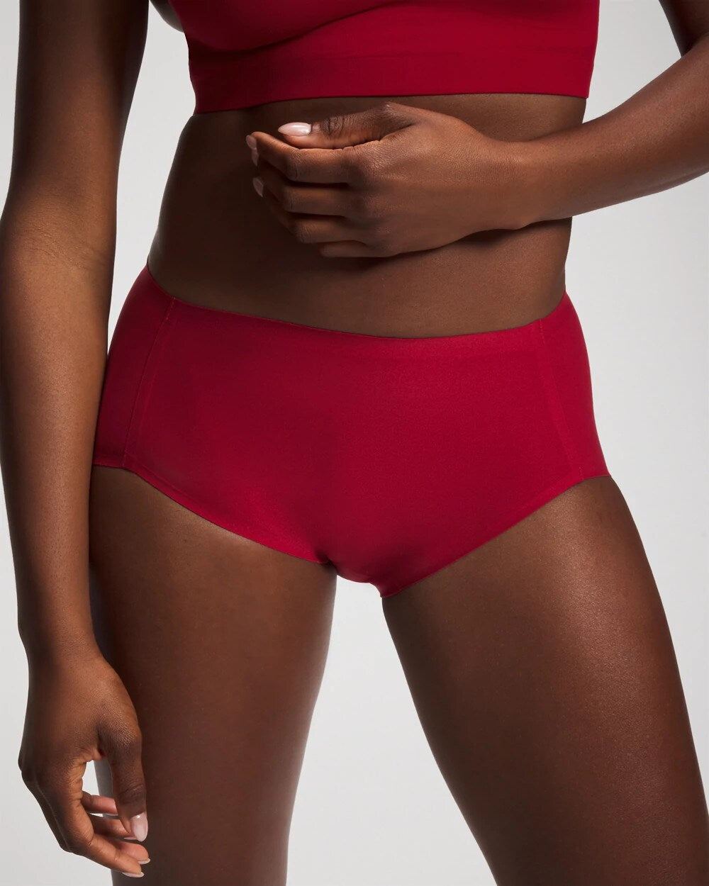 PAINT THE TOWN RED Soft Stretch Modern Brief Panty