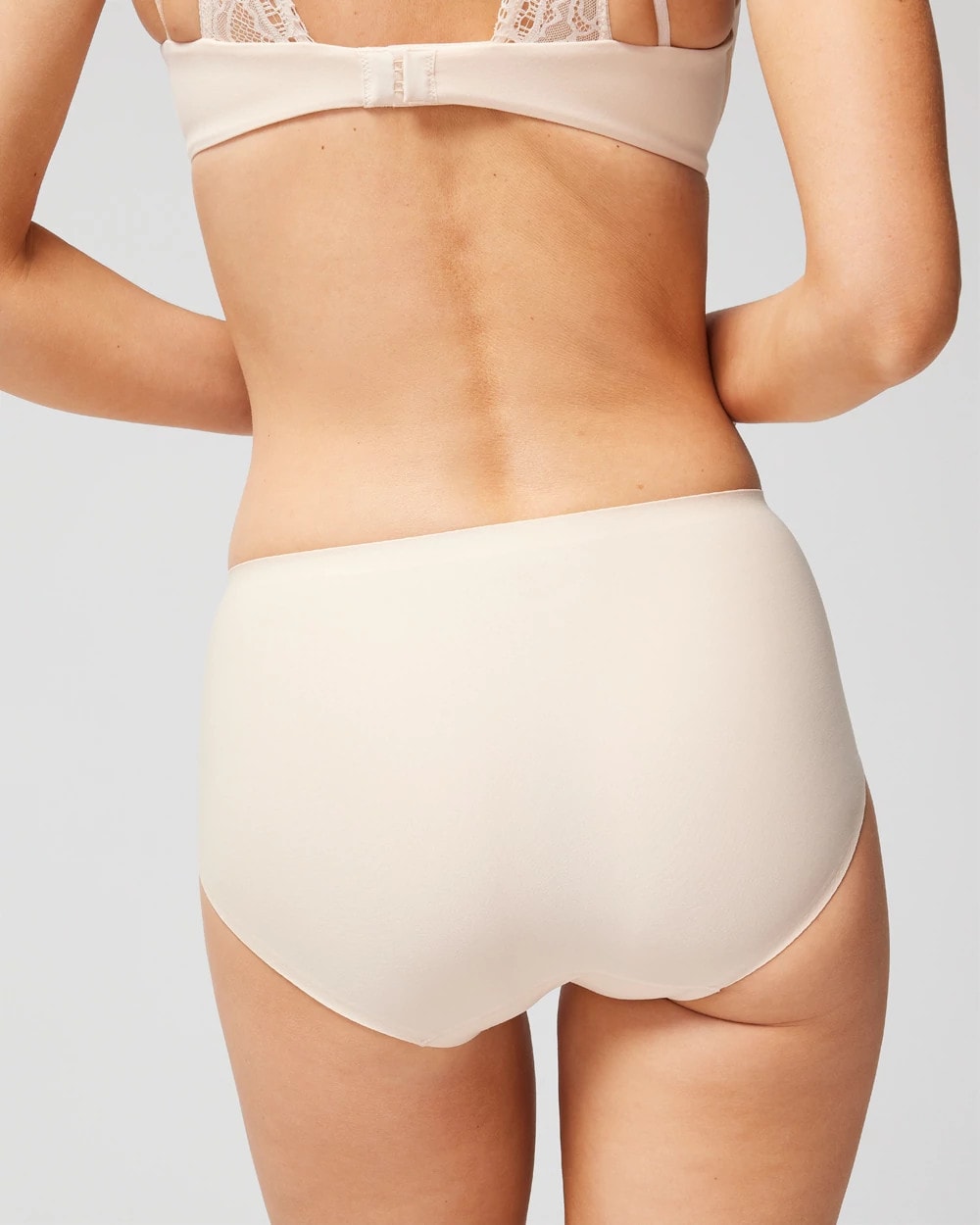 PALE SAND Soft Stretch Modern Brief Panty