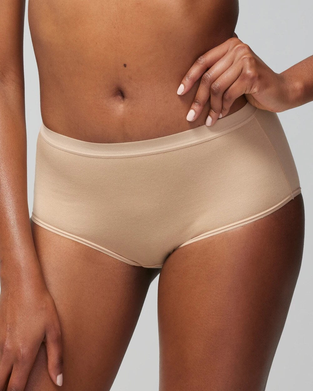 WARM AMBER Cotton Modern Brief Panty