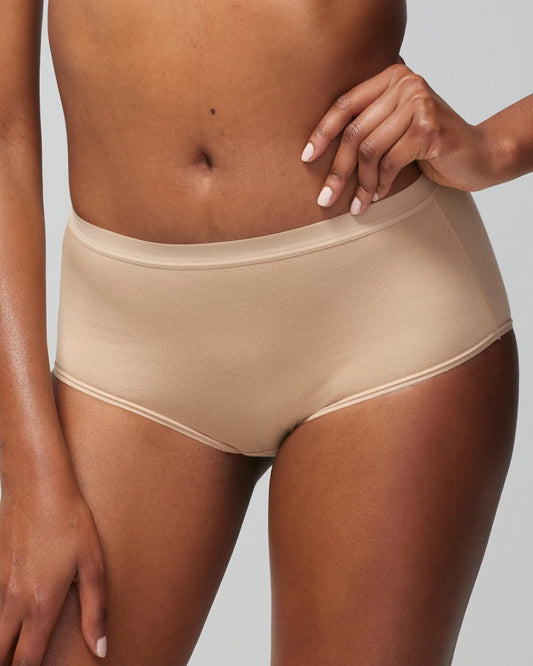 WARM AMBER Cotton Modern Brief Panty