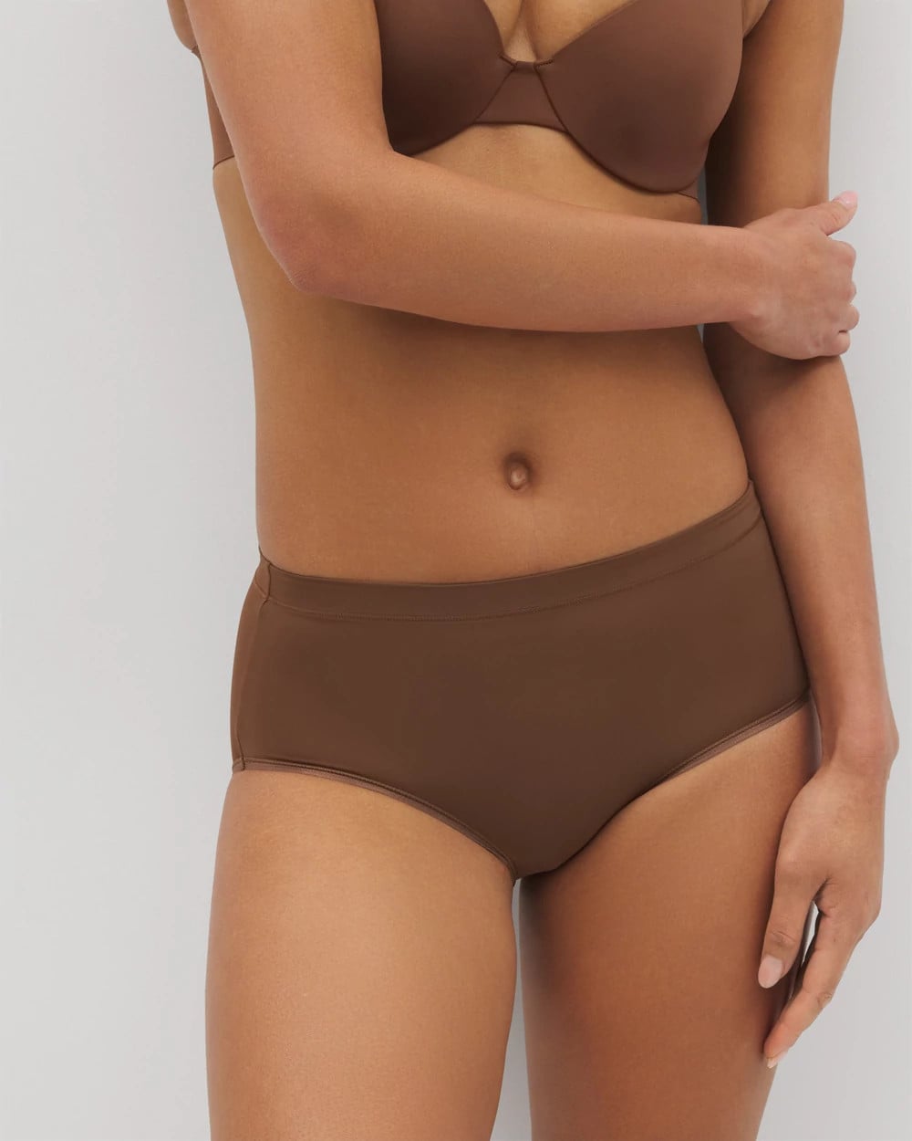CINNAMON LATTE Modern Brief Panty