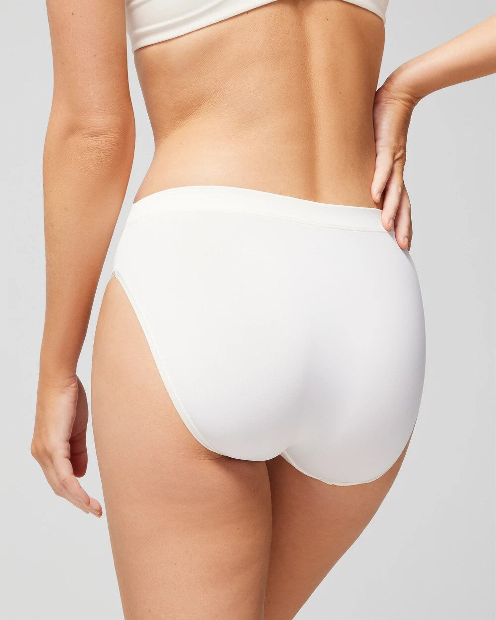IVORY High-Leg Brief Panty