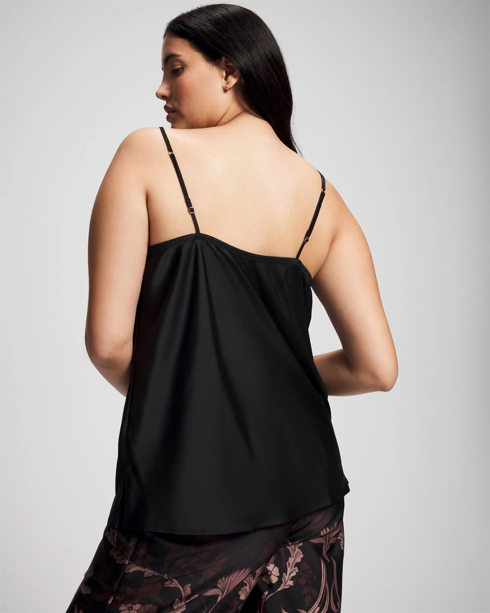 BLACK Double Strap Camisole