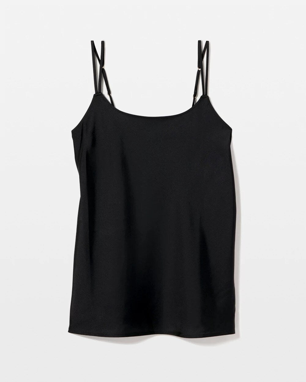 BLACK Double Strap Camisole