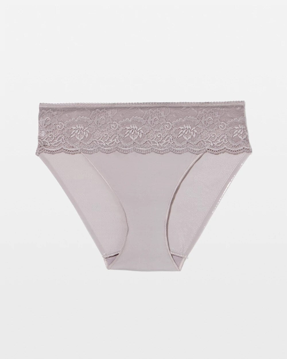 MINERAL GRAY Edge Hipster Panty with Lace