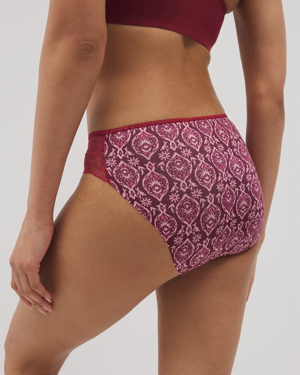PLENTIFUL PIECES KISS Edge Hipster Panty with Lace