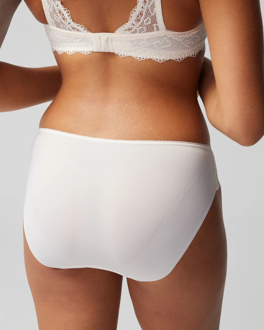 IVORY Hipster Panty with Lace