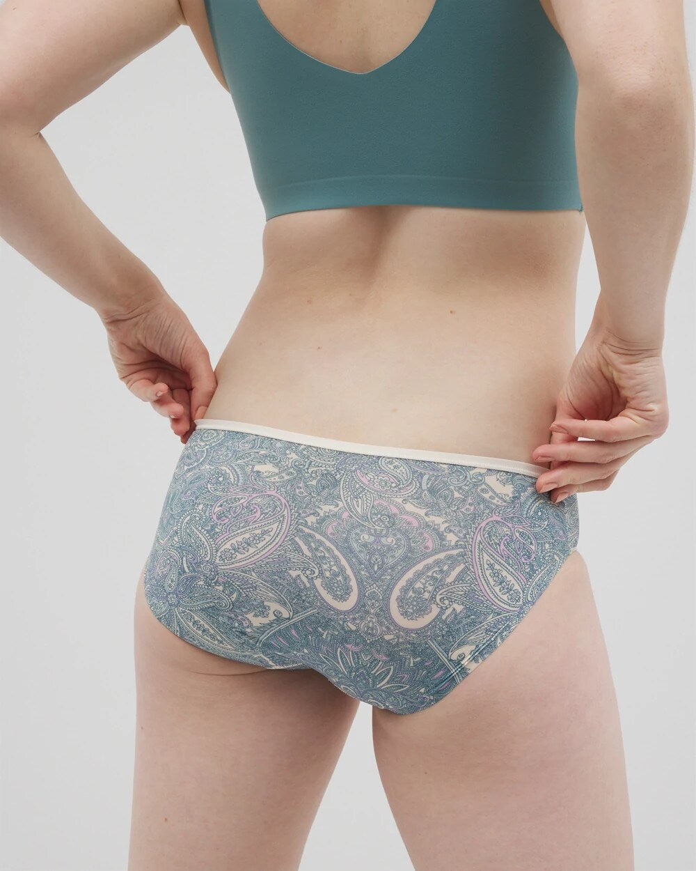 GLOBAL PAISLEY M CHAMP Edge Hipster Panty