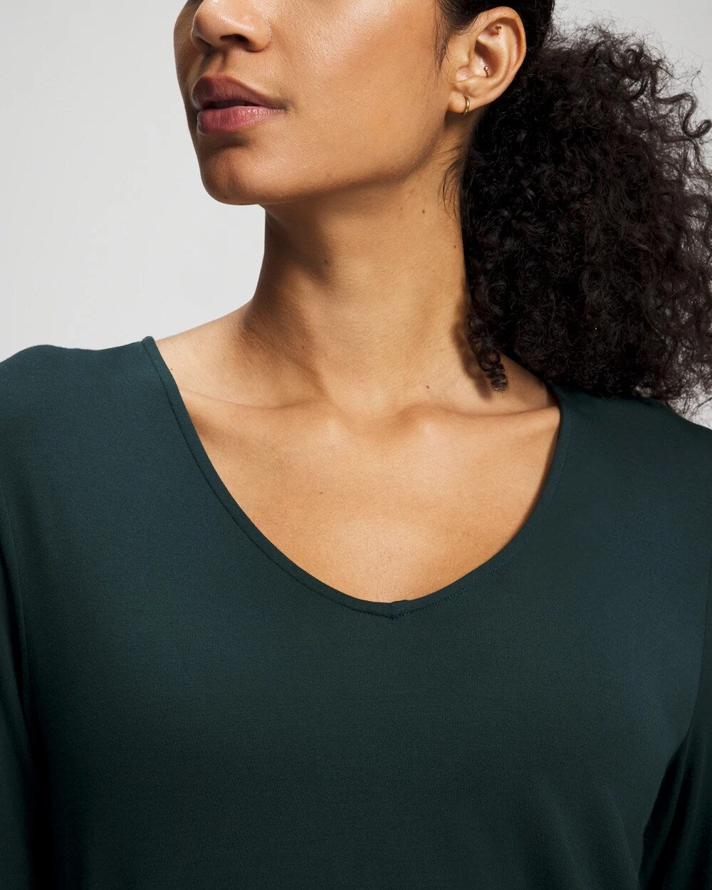 GREEN JOLIE Classic Long Sleeve Pajama Top