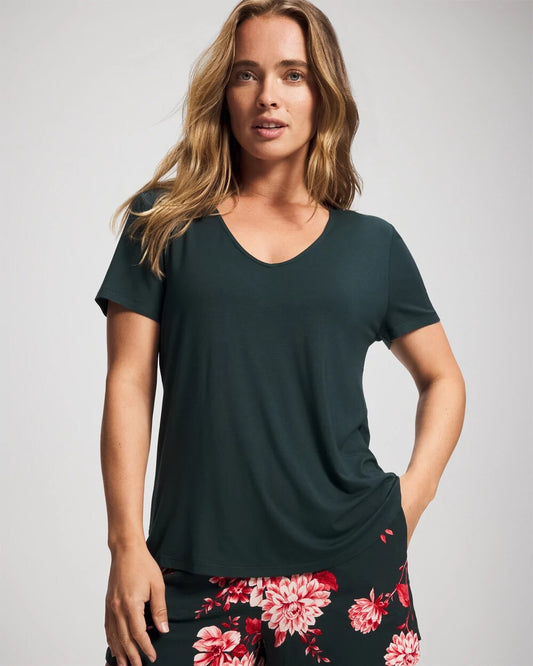 GREEN JOLIE Classic Pajama Top