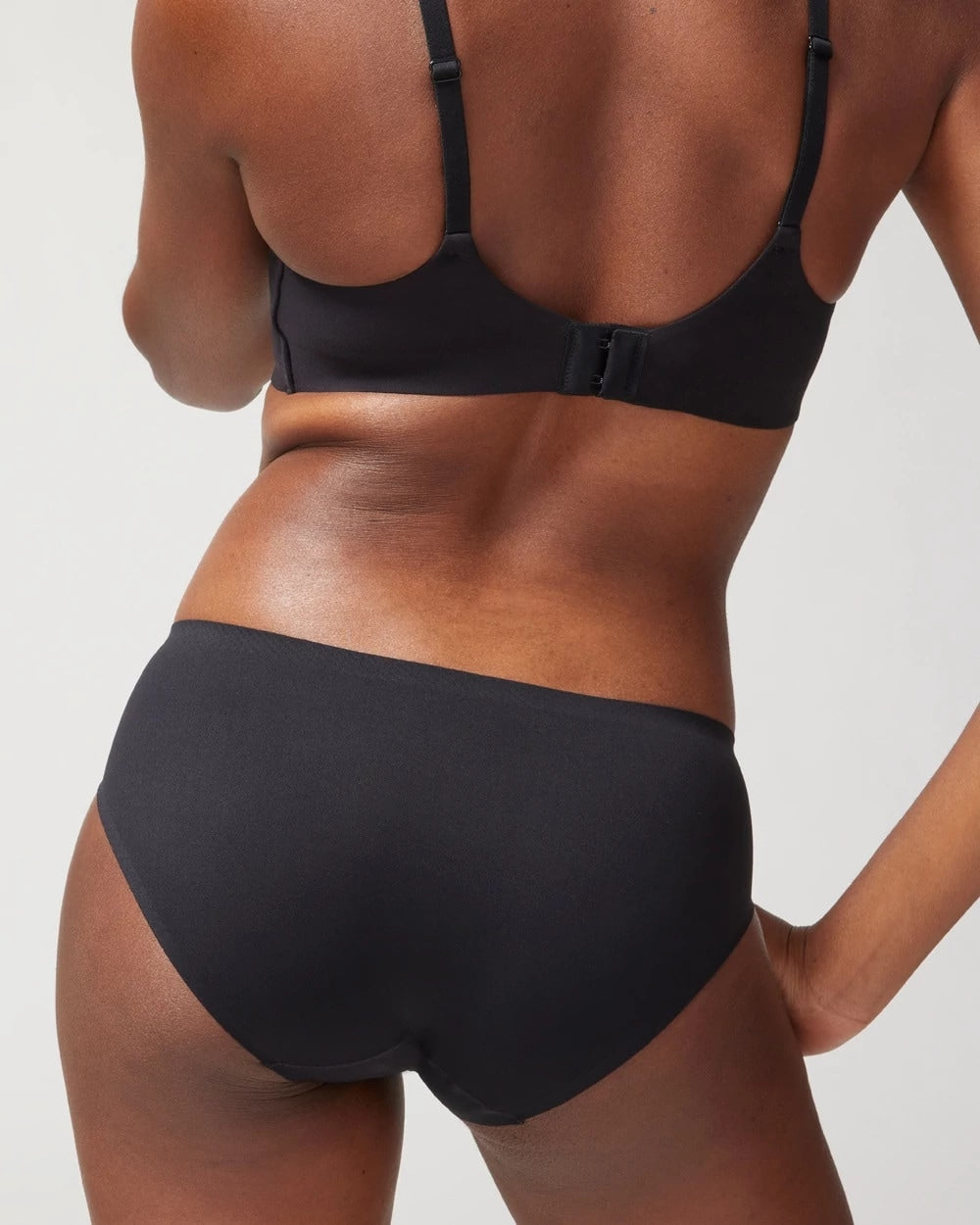 BLACK Soft Stretch Hipster Panty