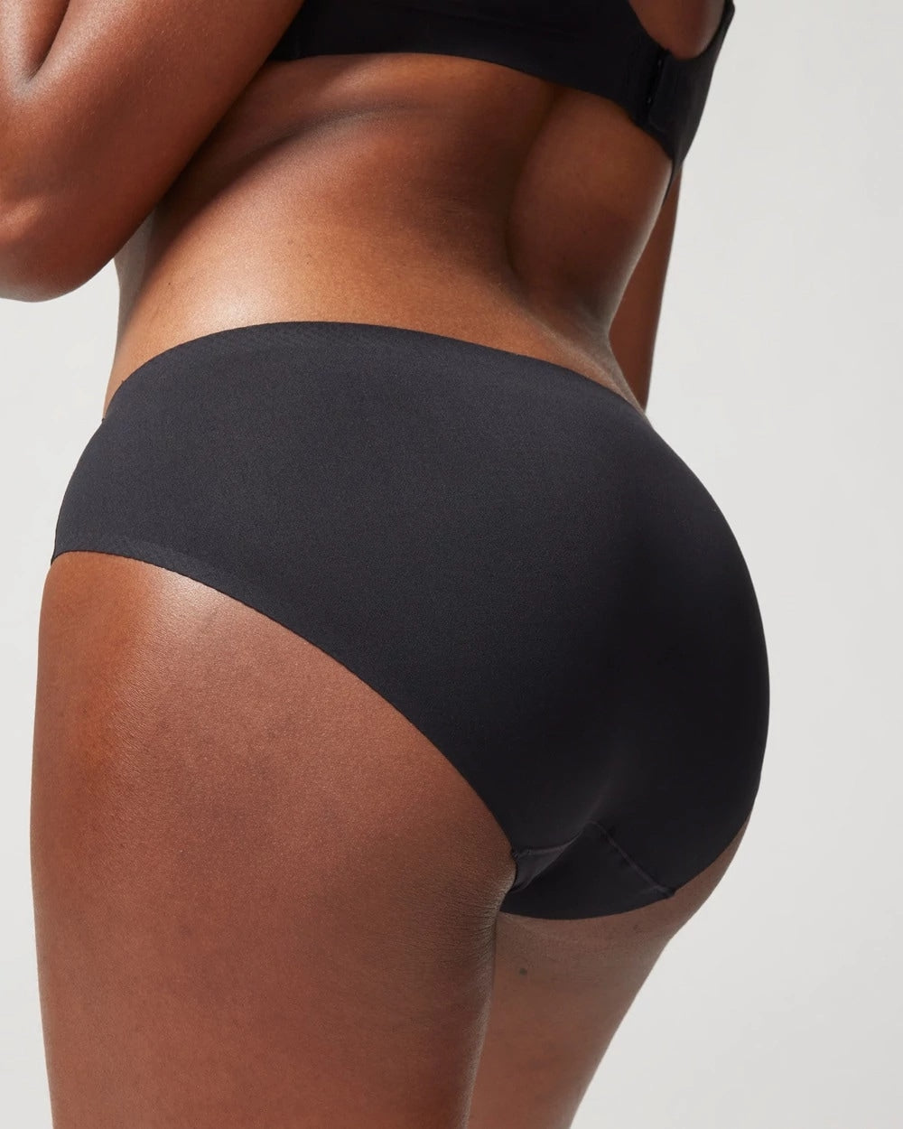 BLACK Soft Stretch Hipster Panty