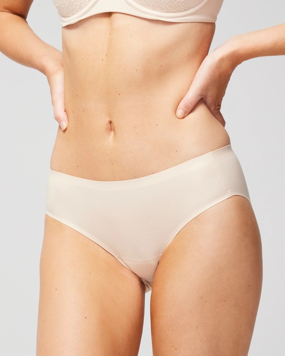 PALE SAND Soft Stretch Hipster Panty