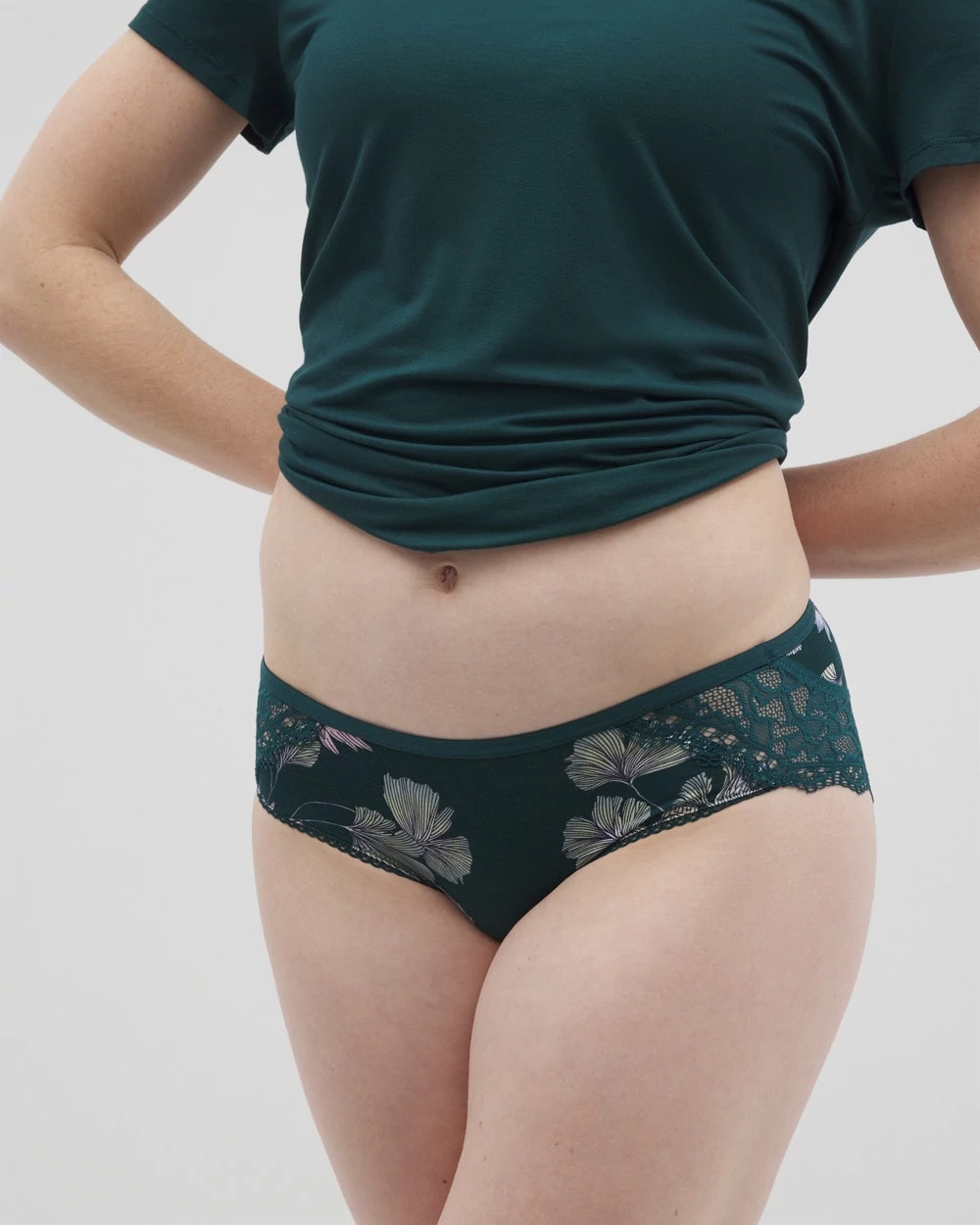HAVEN BOTANICAL M DK SEA Hipster Panty with Enchanting Lace