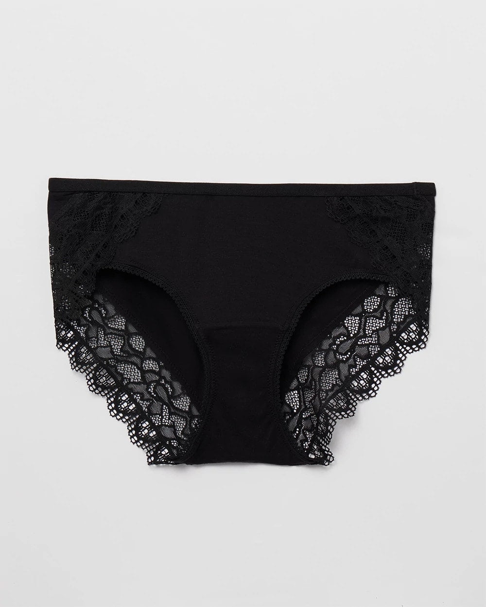 BLACK Hipster Panty with Enchanting Lace