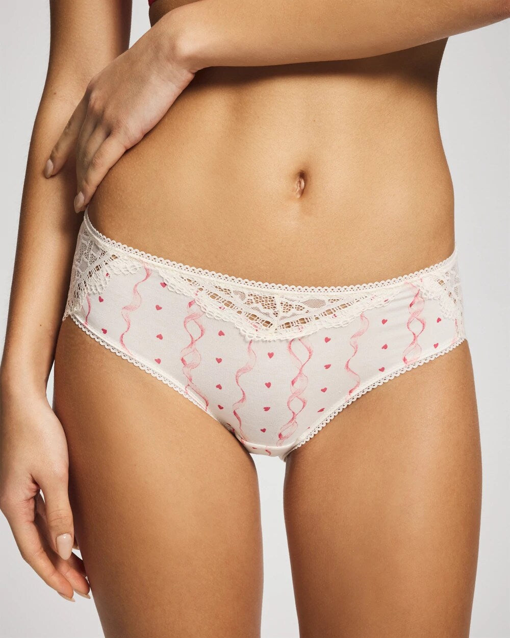 COQUETTE VALENTINE M CHA Lace Hipster