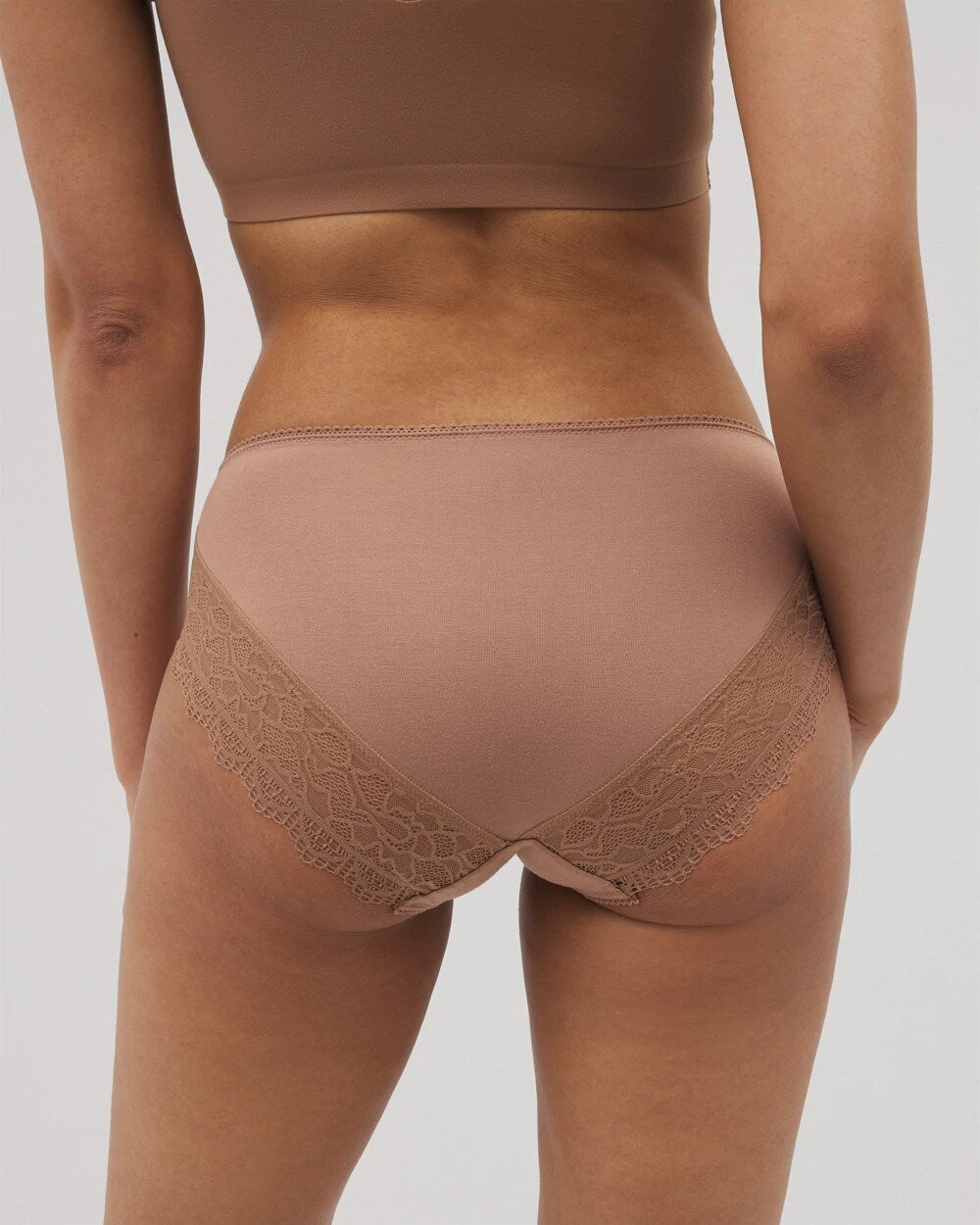 WARM SIENNA Lace Hipster