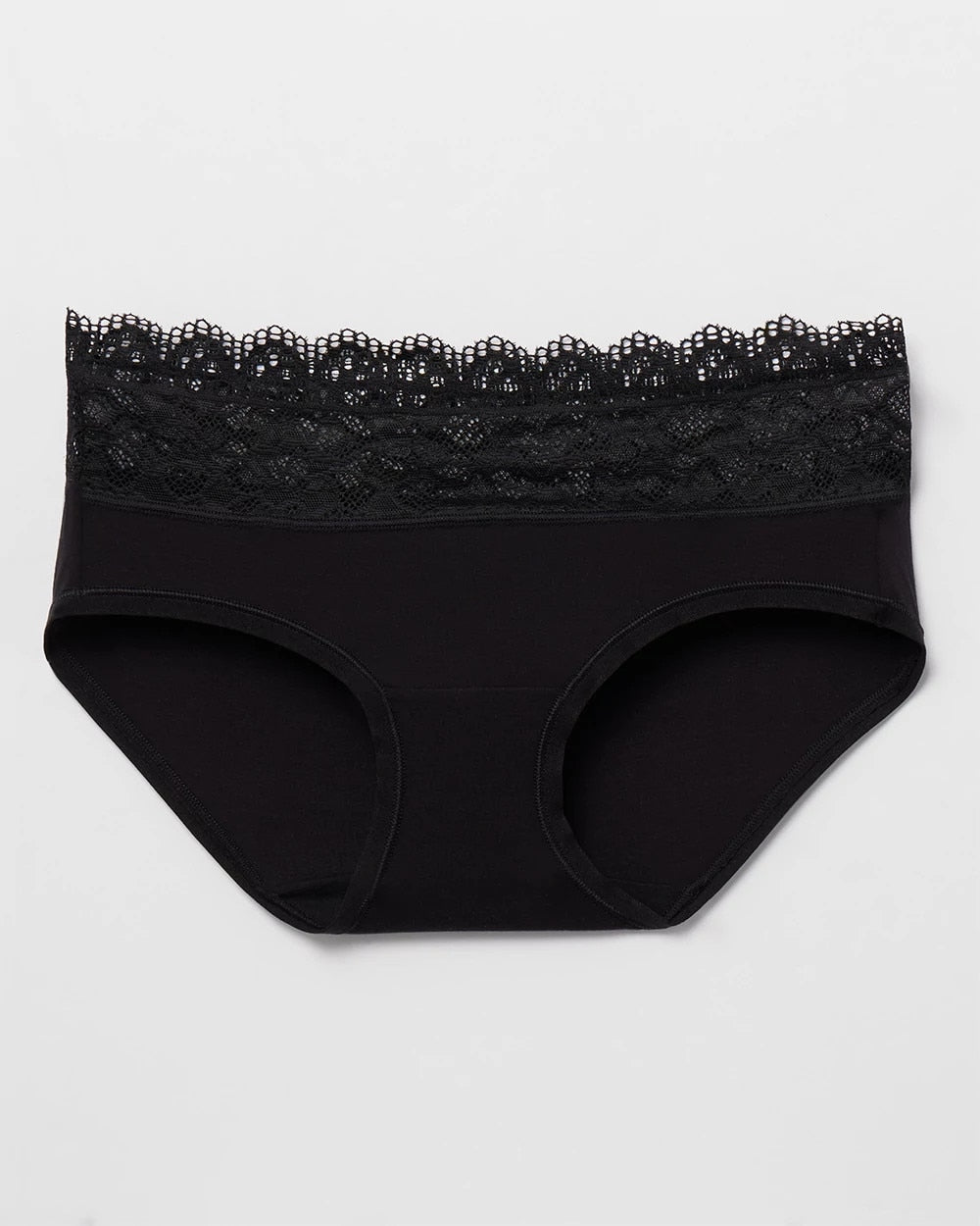 BLACK Hipster Panty with Enchanting Lace