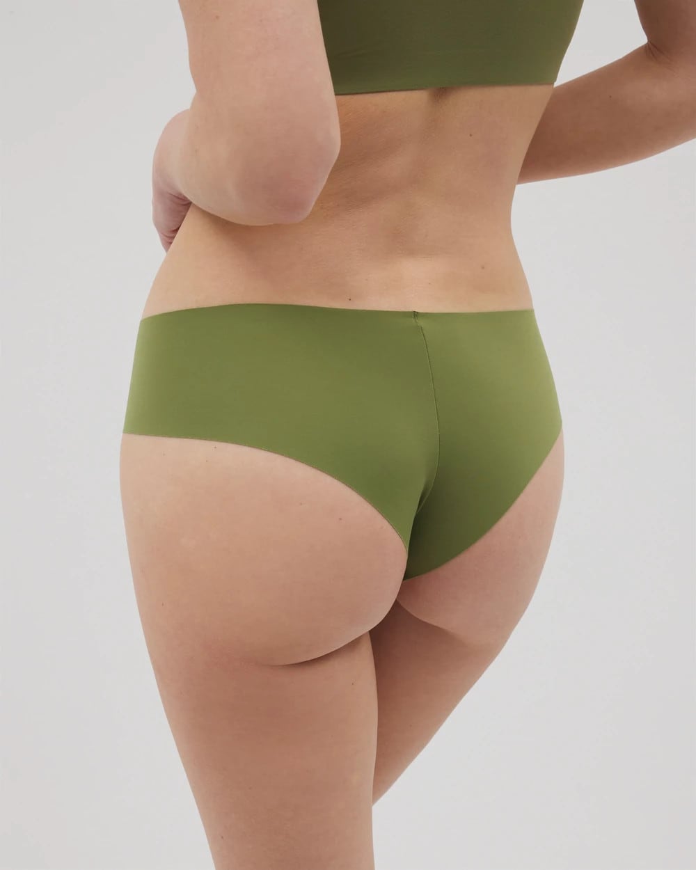 VETIVER GREEN Cheeky Hipster Panty