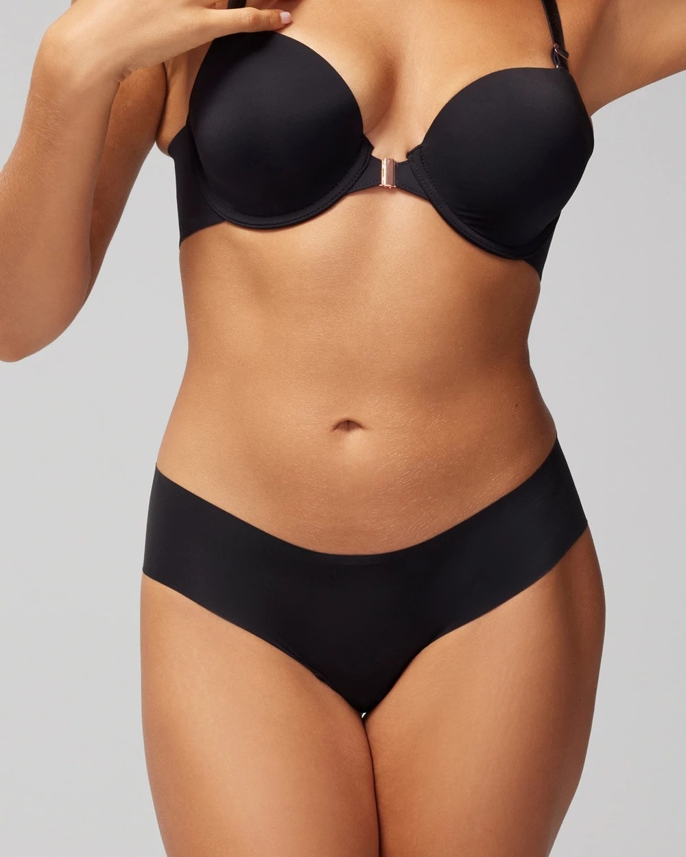 BLACK Cheeky Hipster Panty