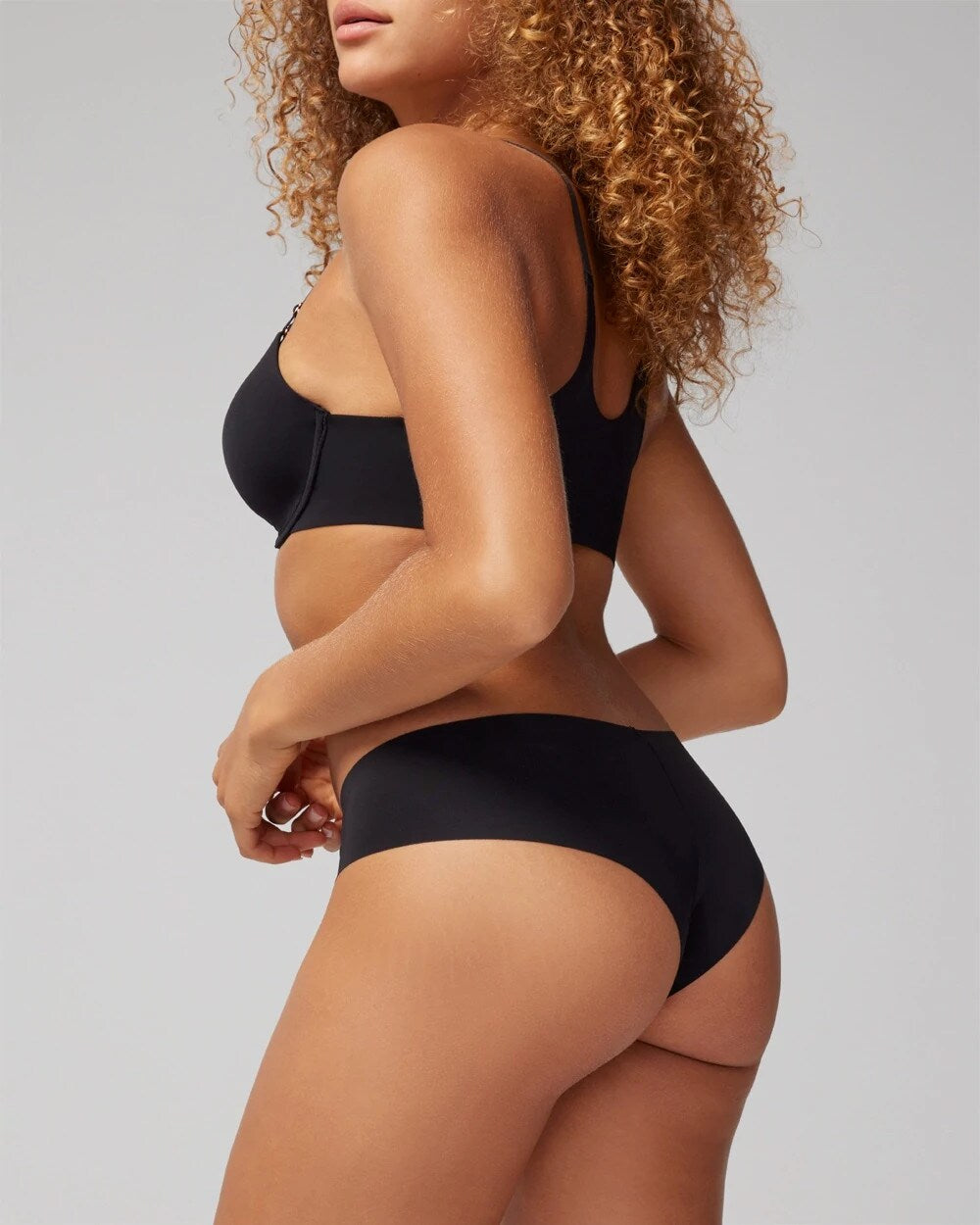 BLACK Cheeky Hipster Panty