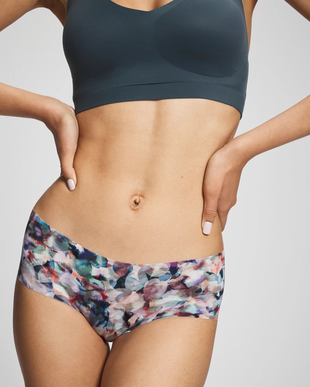 PETAL MOSAIC MINI PETROL Hipster Panty