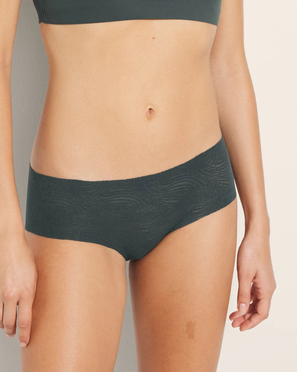 DARK EVERGLADE Hipster Panty with Lace