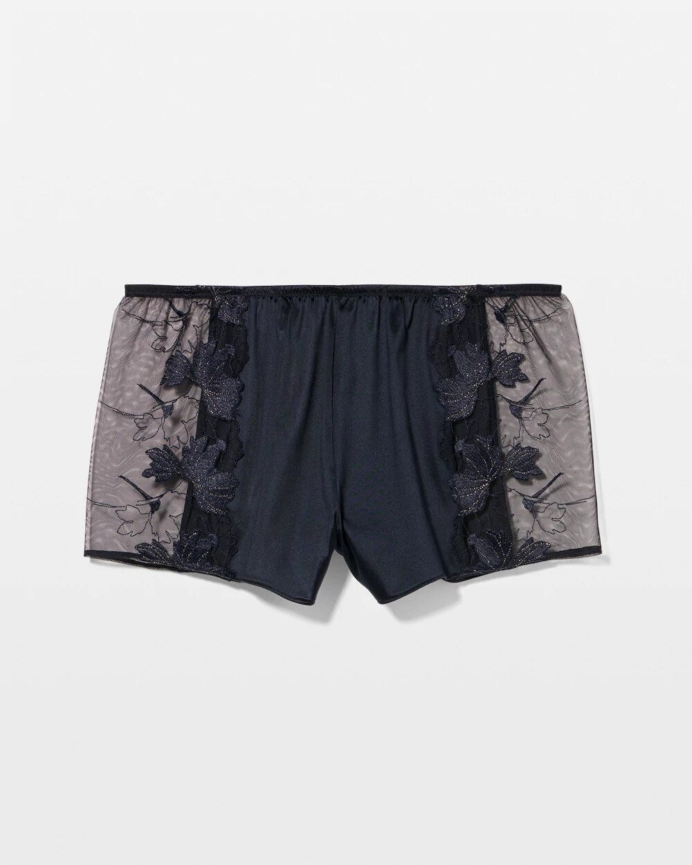 MIDNIGHT SKIES Soma’s Sexiest Luster Knit Embroidered Pajama Shorts