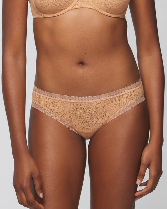 CREME BRULEE Soma Hipster Panty with Stretch Lace