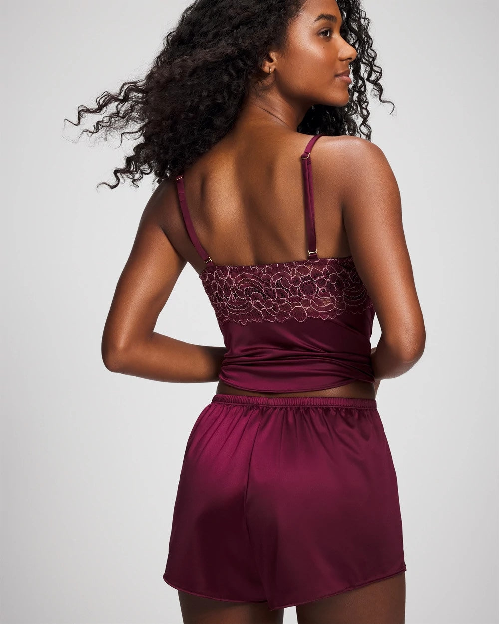 VELVET PLUM Pajama Short