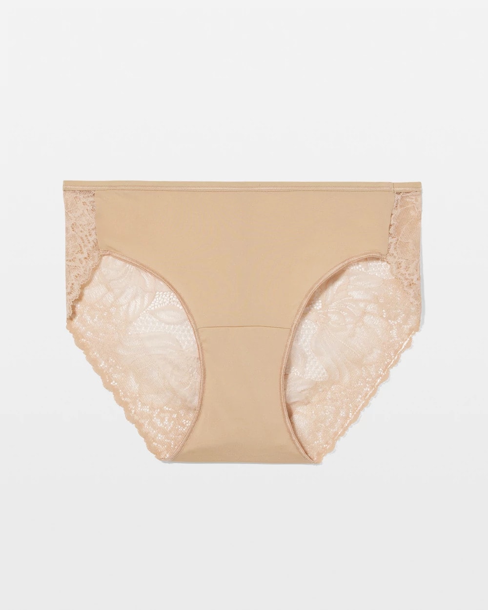WARM AMBER Lace Back Hipster Panty