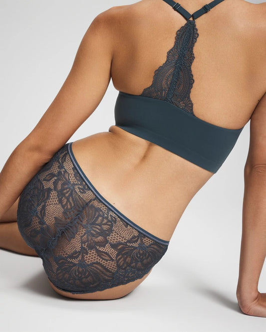 PETROL Lace Back Hipster Panty