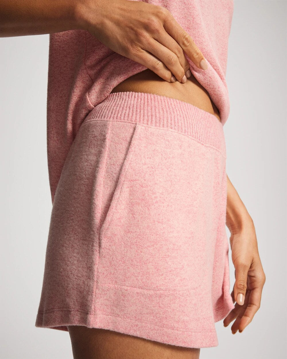CAMEO PINK/DUSTY ROSE CozyLuxe Pajama Short